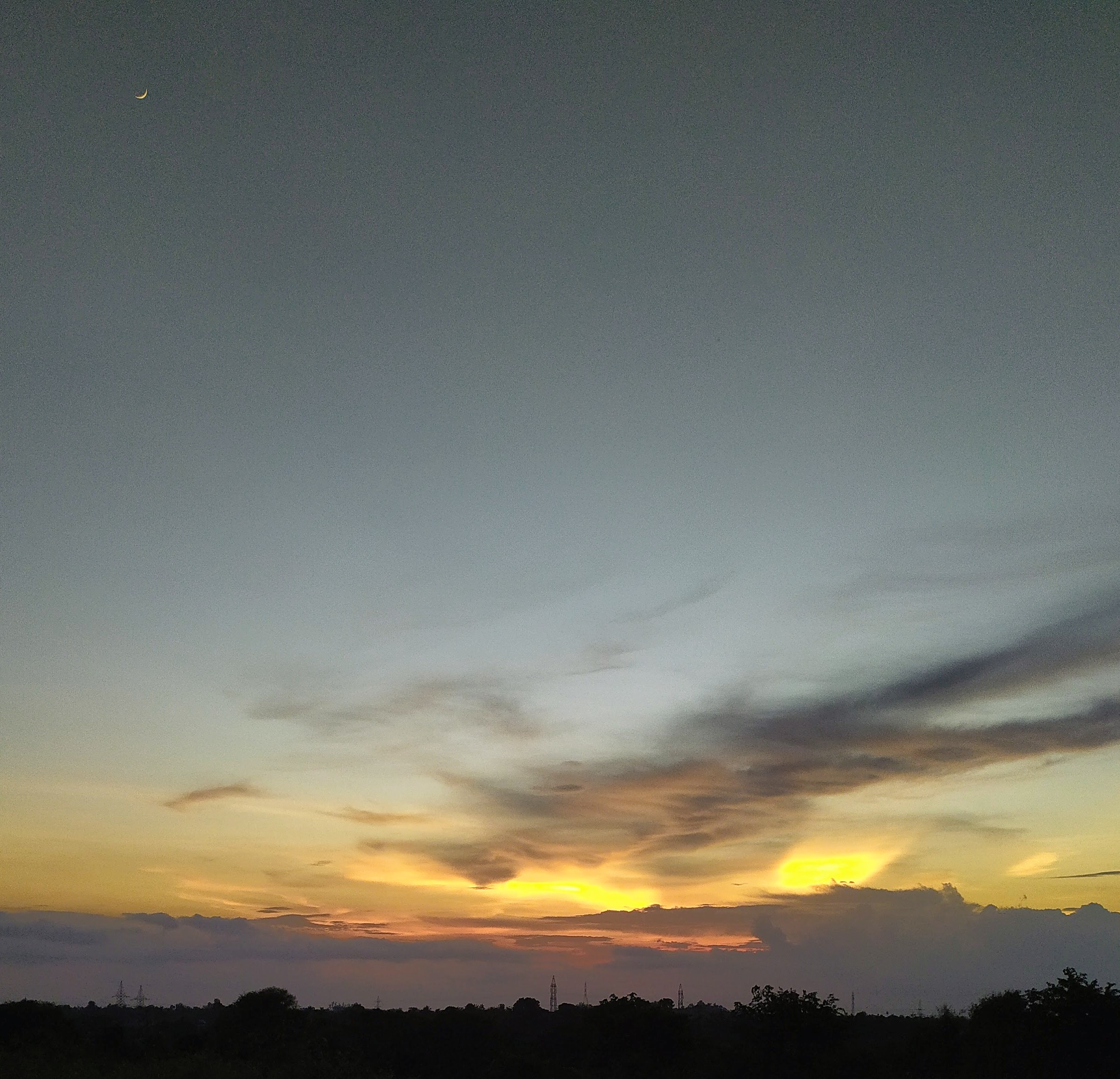Sky Opening at Dusk