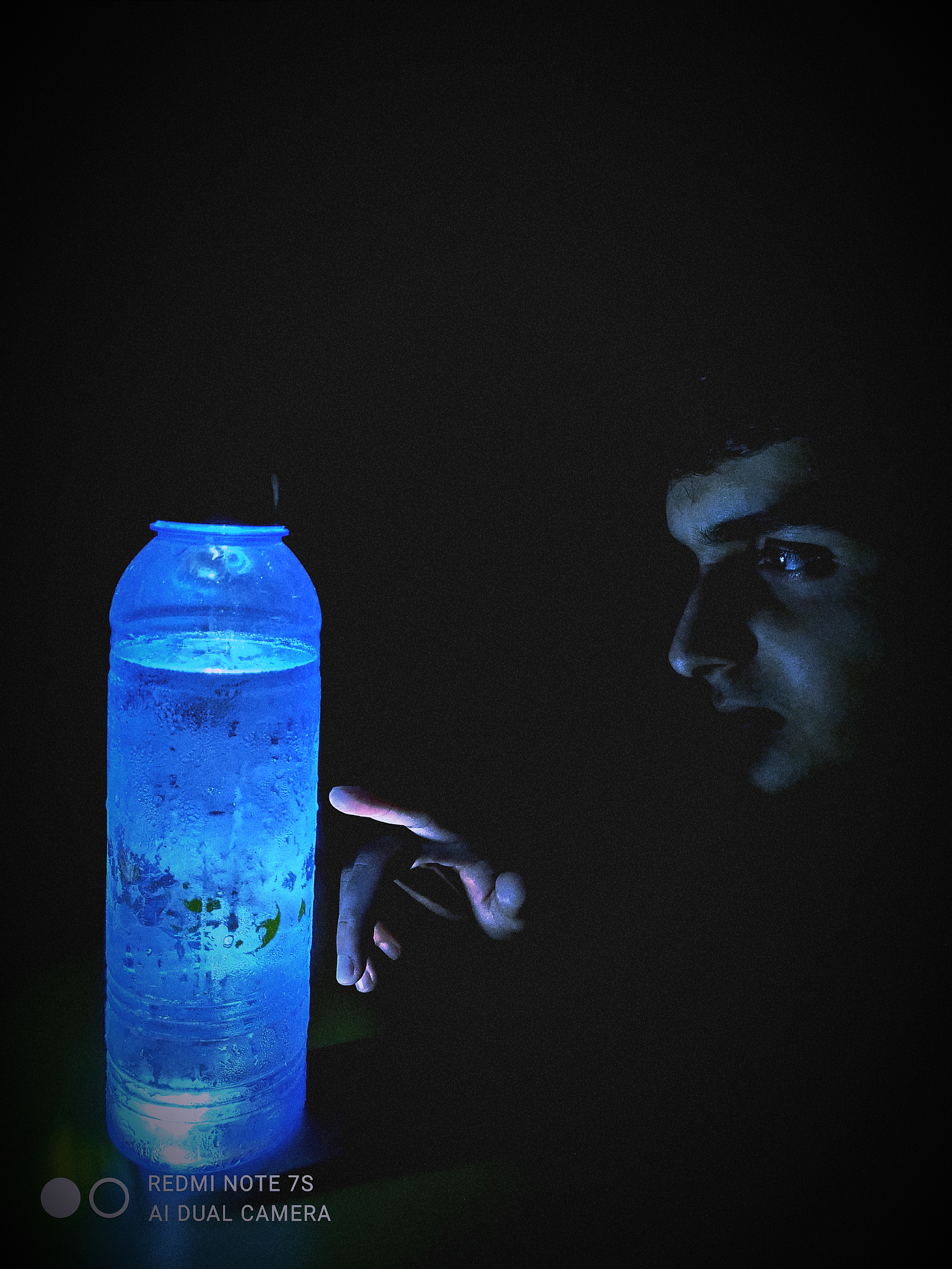 Blue Light, Human Gaze