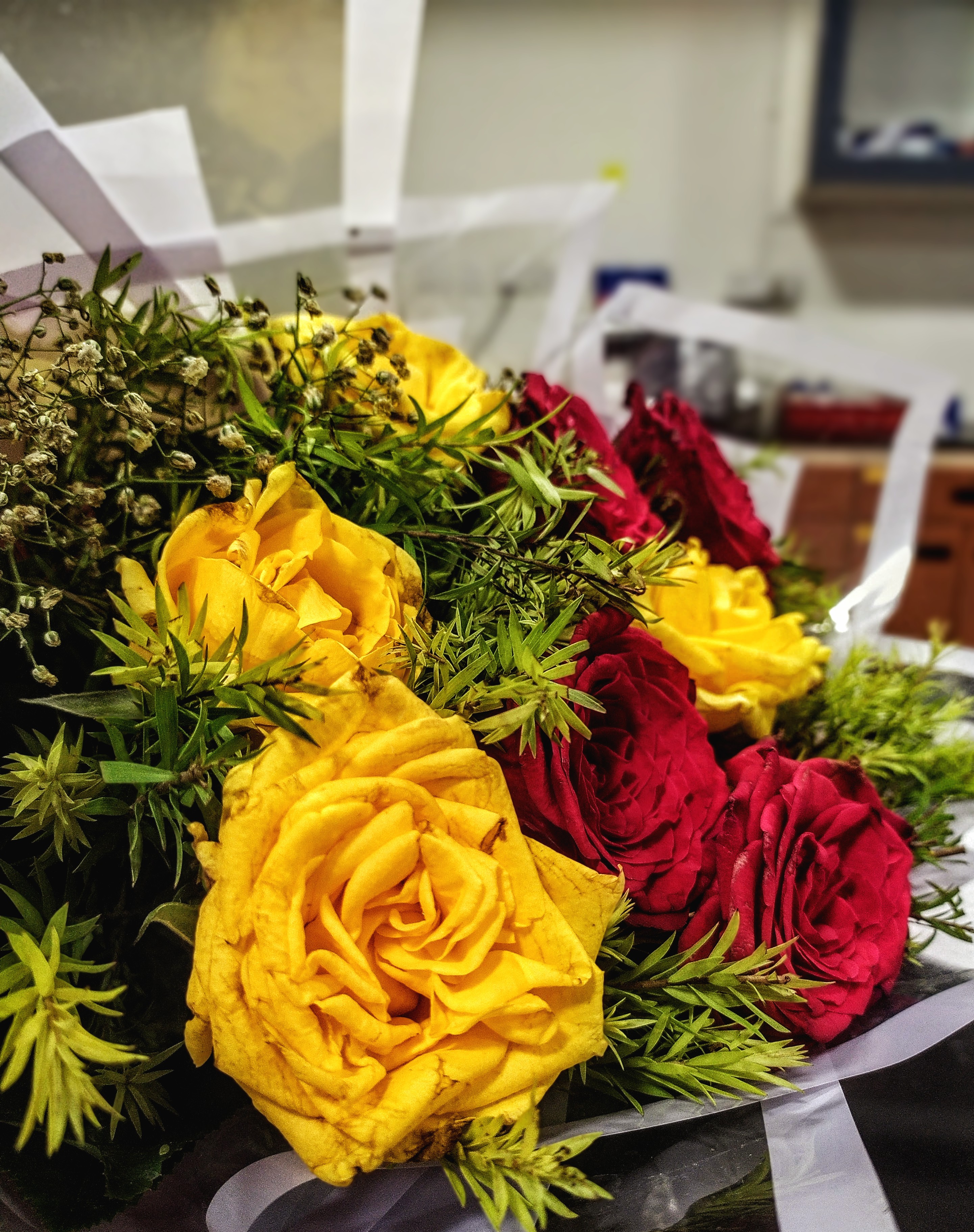 Bouquet Before the Arrangement