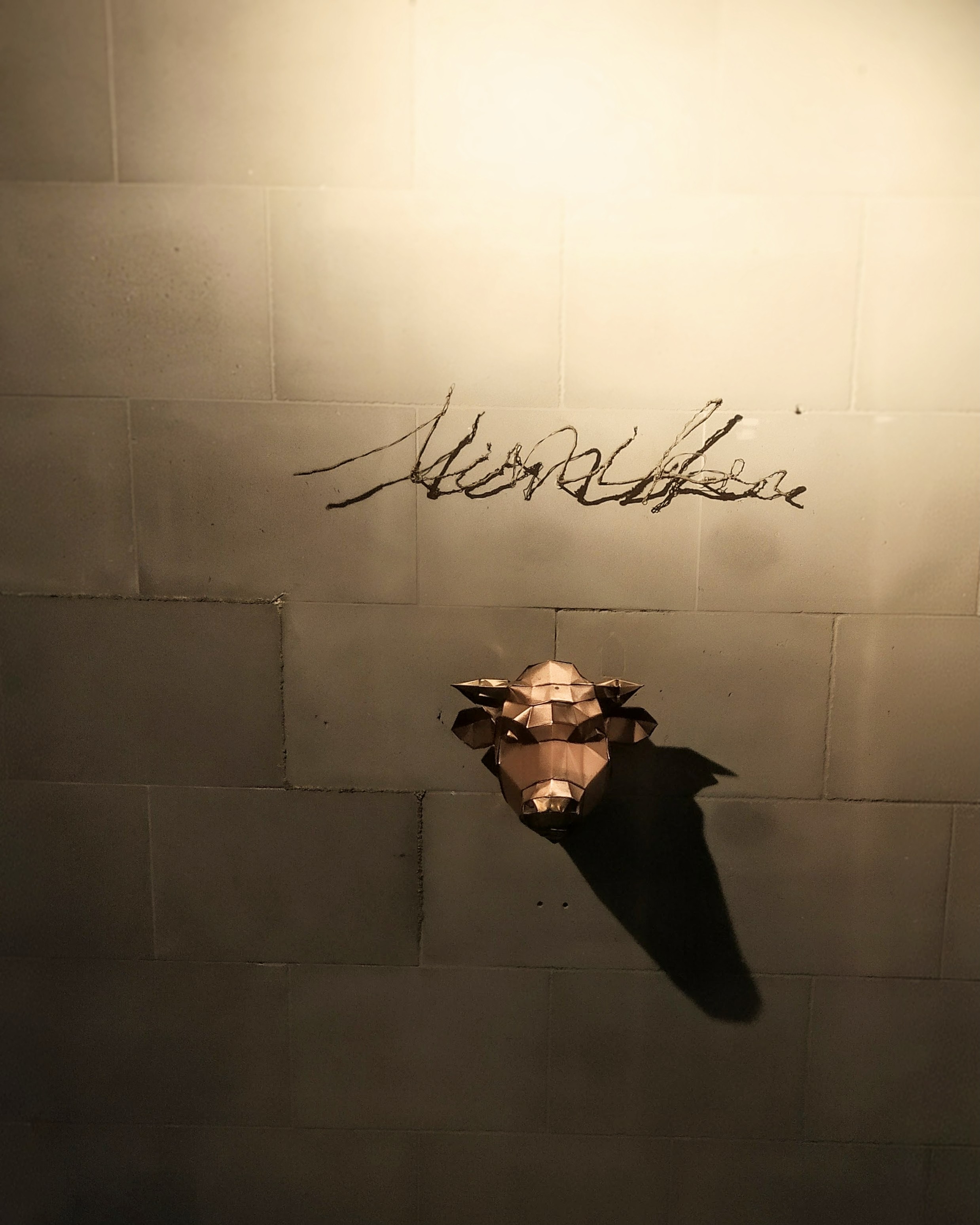 Wall Relief and Signature