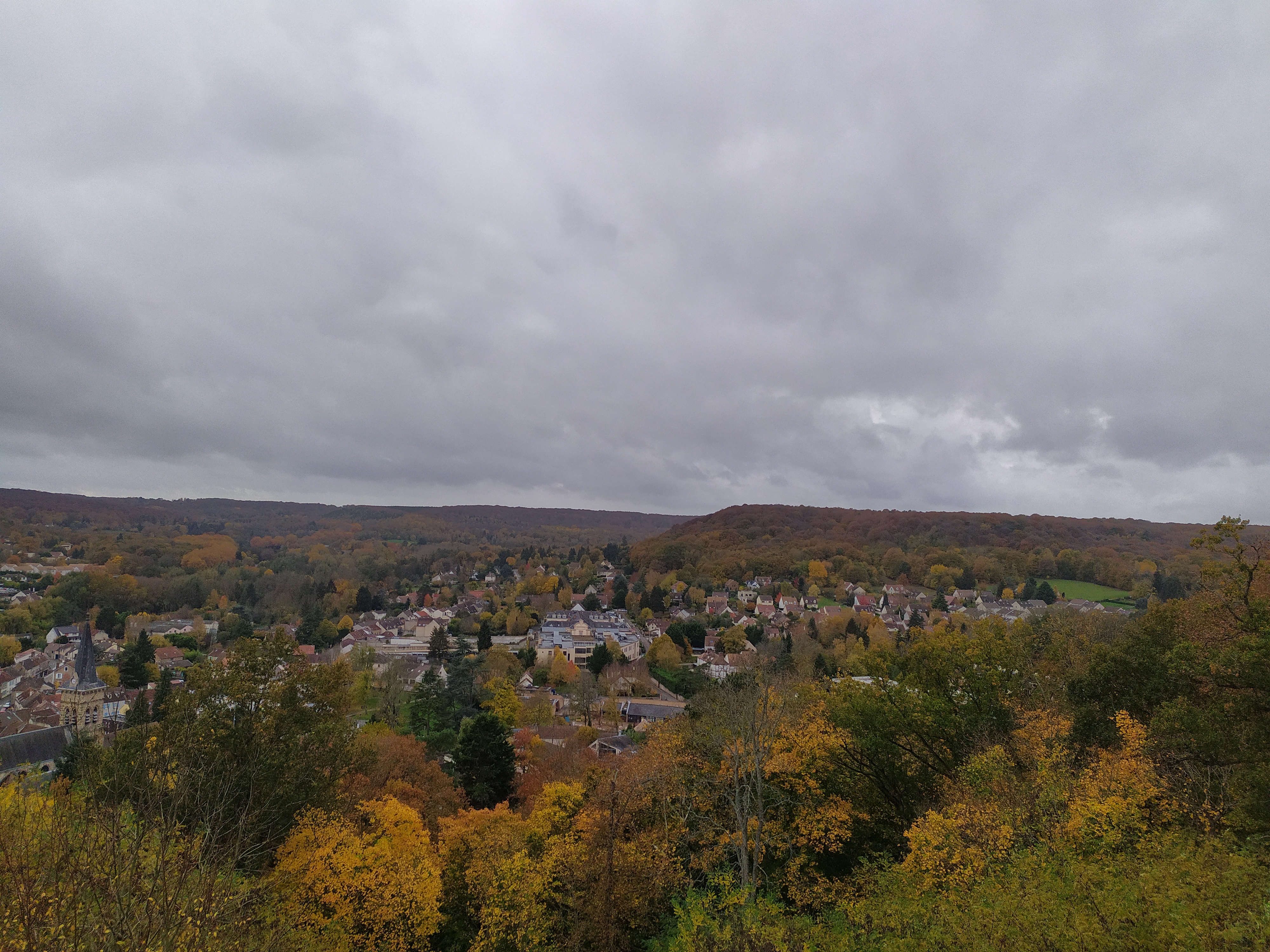 Town Under a Heavy Sky