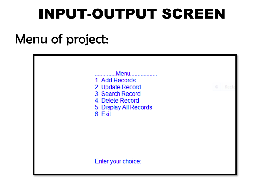 System Interface